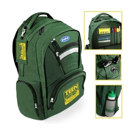 Propac BACKPACK WITH TEEN CERT LOGO D2012-TEEN-GREEN